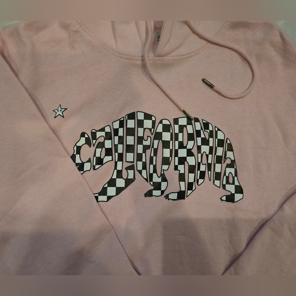 NWT Men's Navy Yard California Light Pink Size M Hoodie - Picture 2 of 6